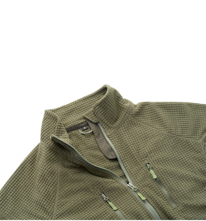 Eagle Tactical Fleece Jacket Full Zip OD GREEN - Image 3