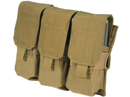 S.T.R.I.K.E. M4- Triple Mag Pouch (Holds 6) with Speed clips OD GREEN