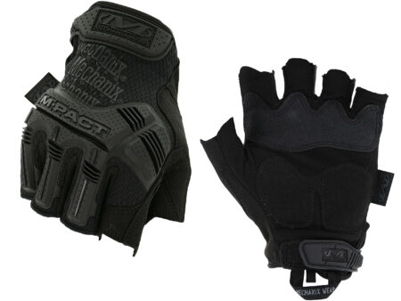 MECHANIX M-PACT FINGERLESS GLOVES BLACK
