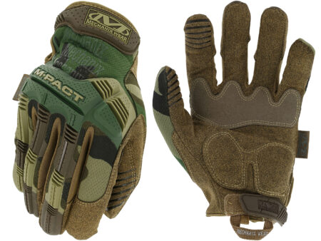 MECHANIX M-PACT GLOVES WOODLAND CAMO